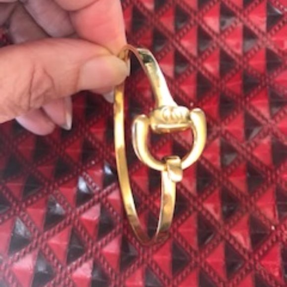 Sterling Silver 14K Gold Plated Cuff Bracelet - Picture 3 of 4